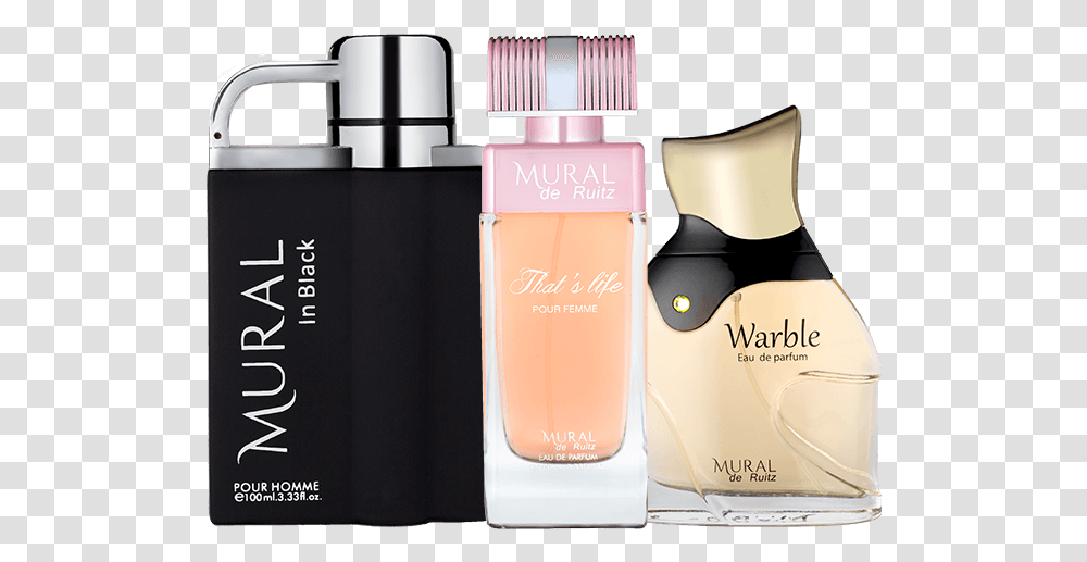 Perfume Mural De Ruitz, Bottle, Cosmetics, Label Transparent Png