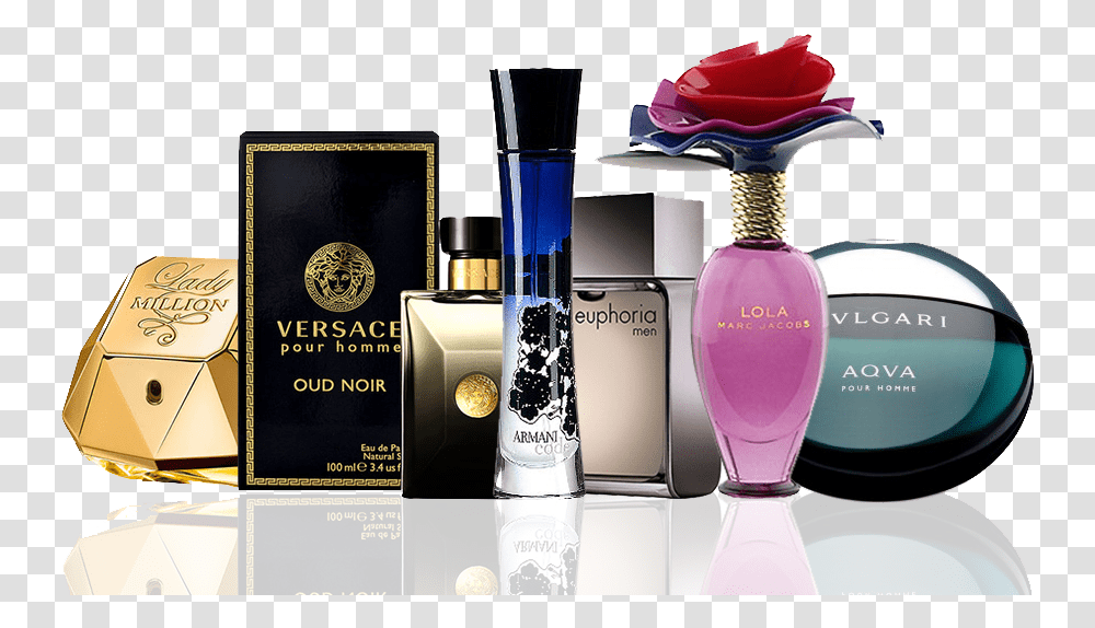 Perfumes Banner, Bottle, Cosmetics Transparent Png