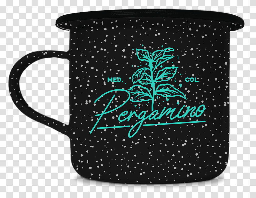 Pergamino Coffee Branch Camp Mug Serveware, Label, Text, Rug, Pot Transparent Png