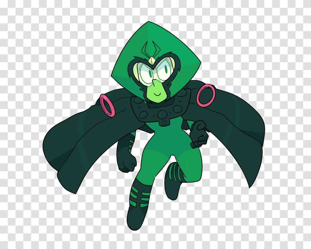 Peridot As Magneto Perineto Magnedot Steven Universe Know, Green, Elf, Recycling Symbol, Alien Transparent Png