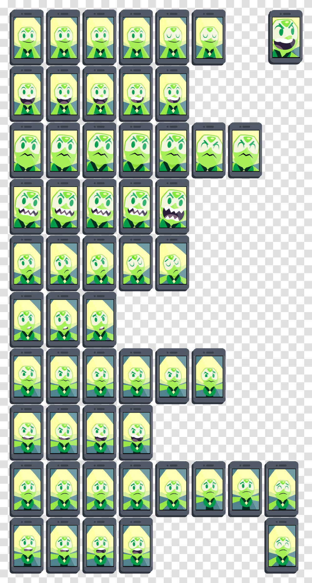 Peridot Steven Universe Sprite Sheet, Interior Design, Indoors, Stained Glass Transparent Png
