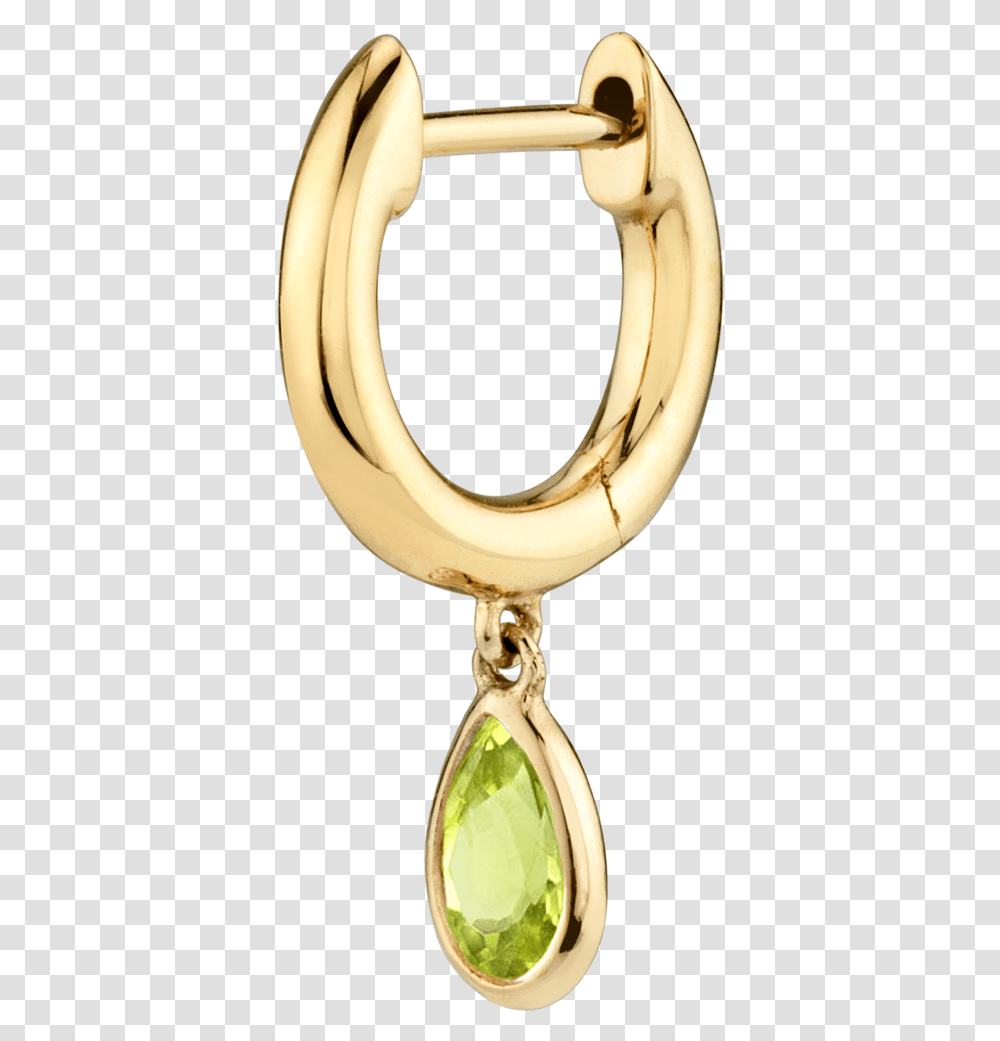 Peridot Teardrop Slim Hoop Diamond, Musical Instrument, Brass Section, Horn, Banana Transparent Png