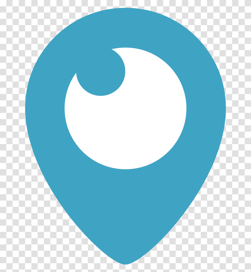 Periscope Logo Circle, Plectrum, Ball Transparent Png
