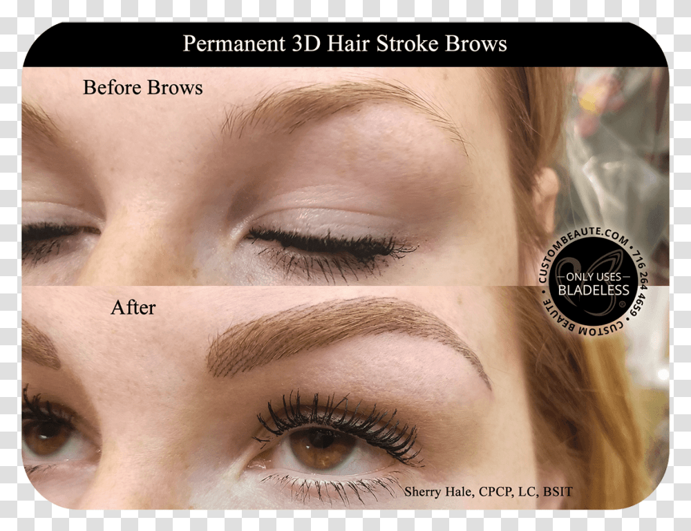 Permanent Brows Results Eyelash Extensions, Face, Person, Human, Skin Transparent Png