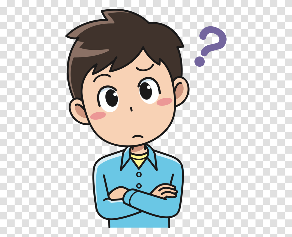 Perplexed Clipart Boy Thinking Clipart, Face, Outdoors, Label Transparent Png