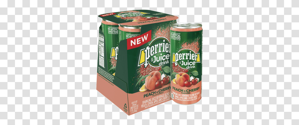 Perrier 4 Pack Can, Plant, Box, Tin, Produce Transparent Png