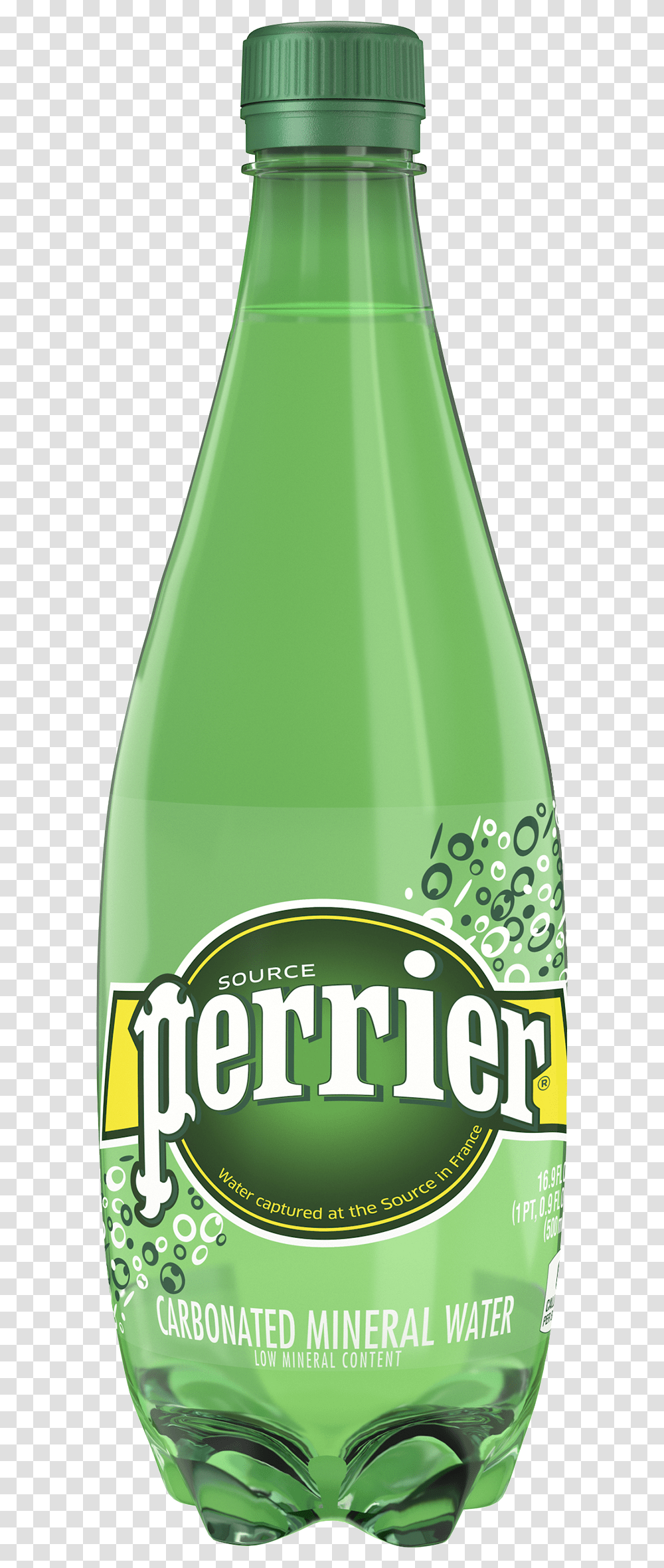 Perrier Sparkling Mineral Water, Bottle, Beverage, Drink, Alcohol Transparent Png