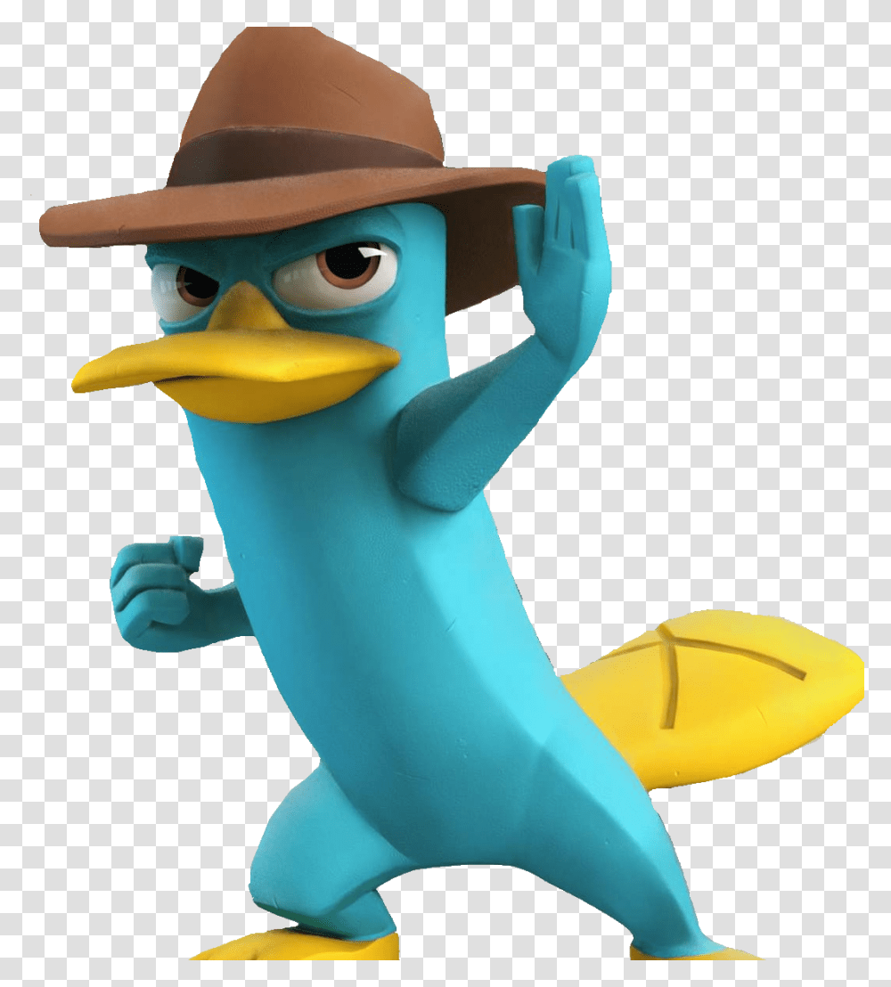 Perry The Platypus Perry The Platypus Posing, Toy, Apparel, Hat Transparent Png
