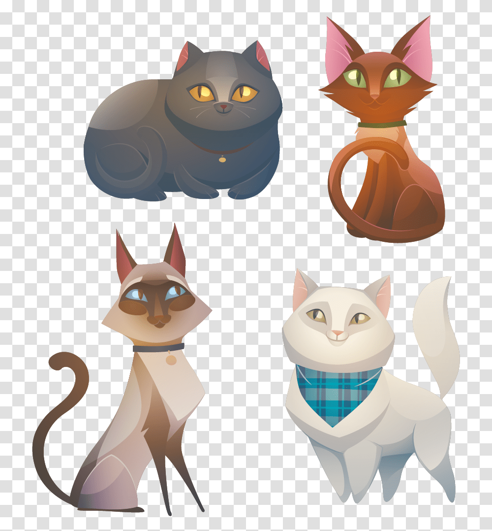 Persian Cat Kitten Pet Sitting Cartoon Cat Face Character Design, Mammal, Animal, Egyptian Cat, Black Cat Transparent Png