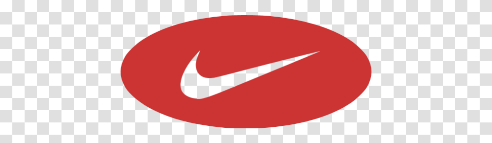 Persian Red Nike 3 Icon Nike Logo Blue Background, Pillow, Cushion, Label, Text Transparent Png