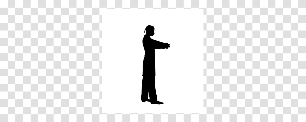Person Silhouette, Human, Kneeling, Waiter Transparent Png