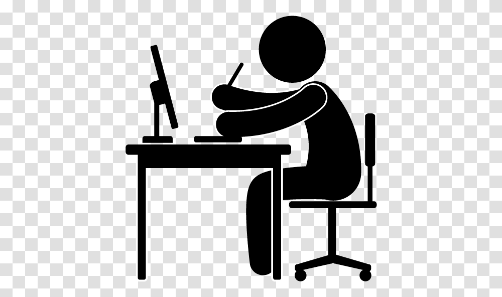 Person At Desk Clipart, Stick, Cane, Pin Transparent Png