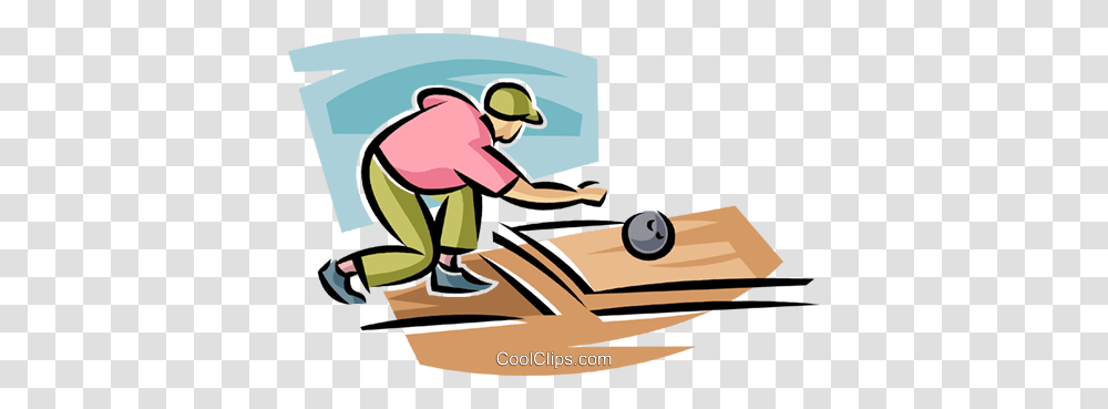 Person Bowling Royalty Free Vector Clip Art Illustration, Carpenter, Wood, Sport, Sports Transparent Png