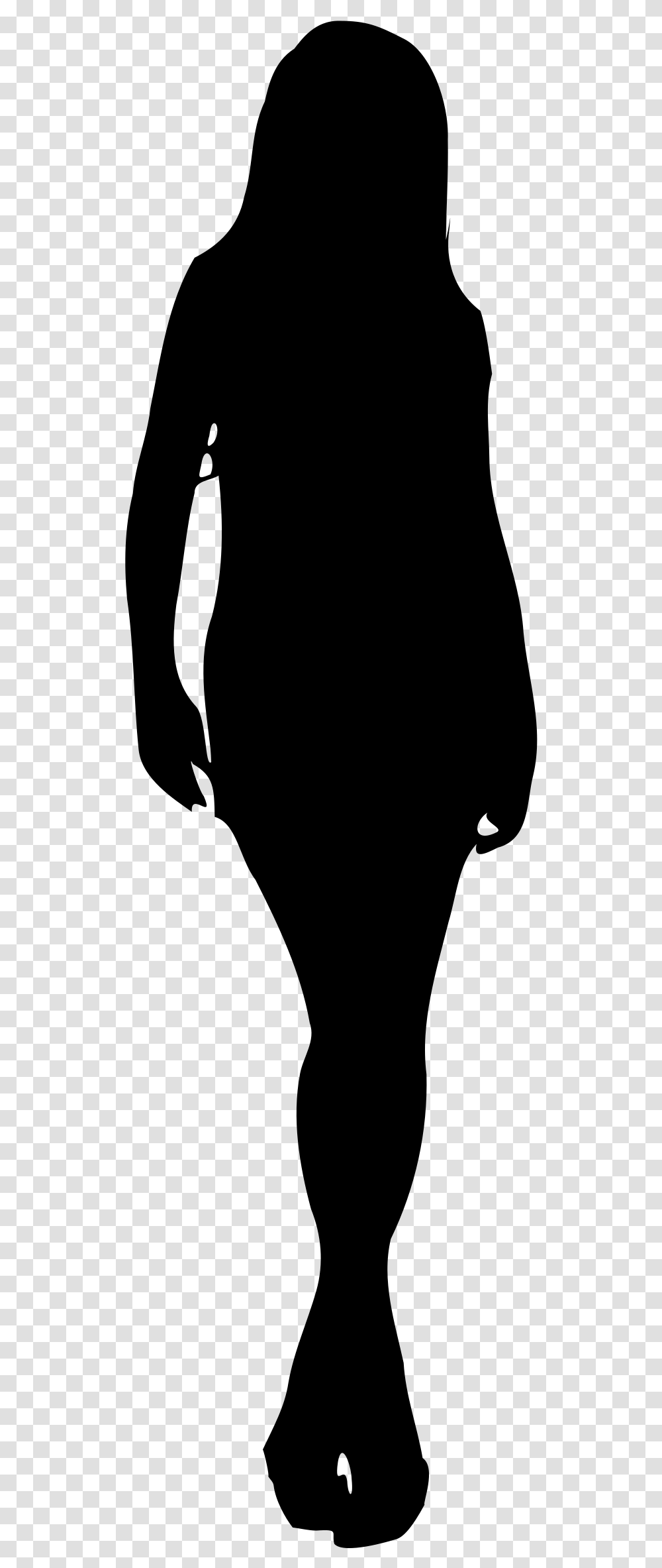 Person Clipart Shadow Silhouette Of A Woman, Gray, World Of Warcraft Transparent Png