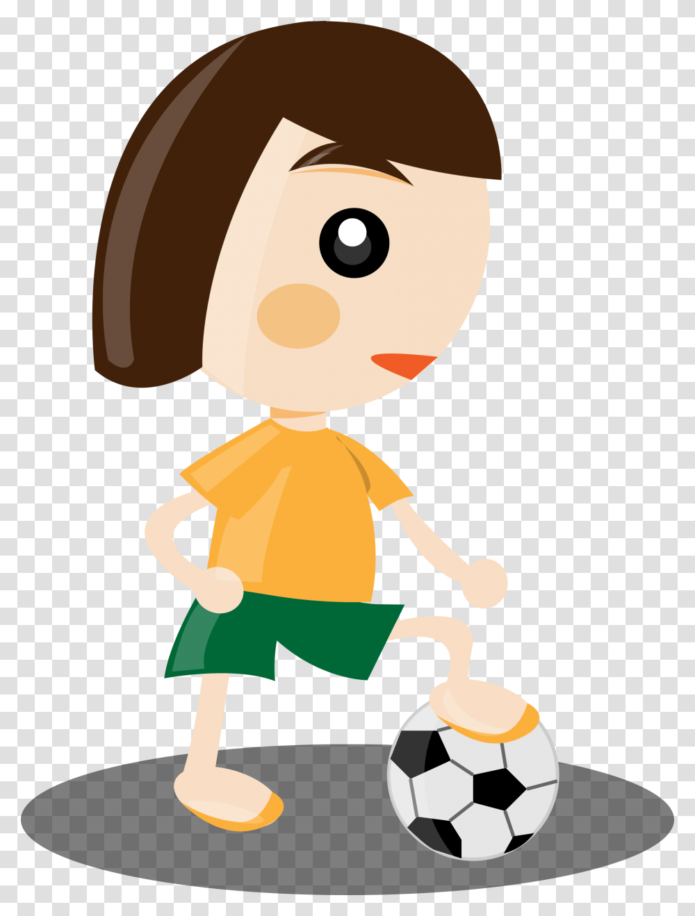Person Clipart Sport Girl Clipart, Soccer Ball, Football, Team Sport, People Transparent Png