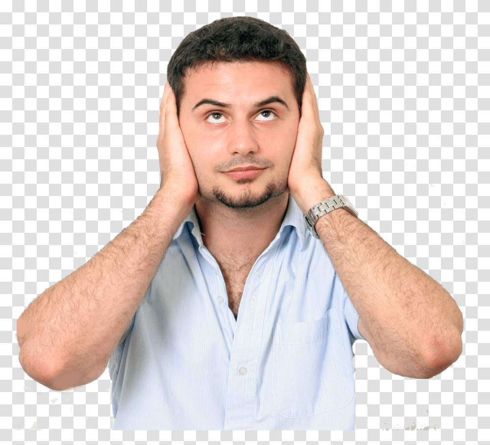 Person Covering Ears, Human, Arm, Face, Photography Transparent Png