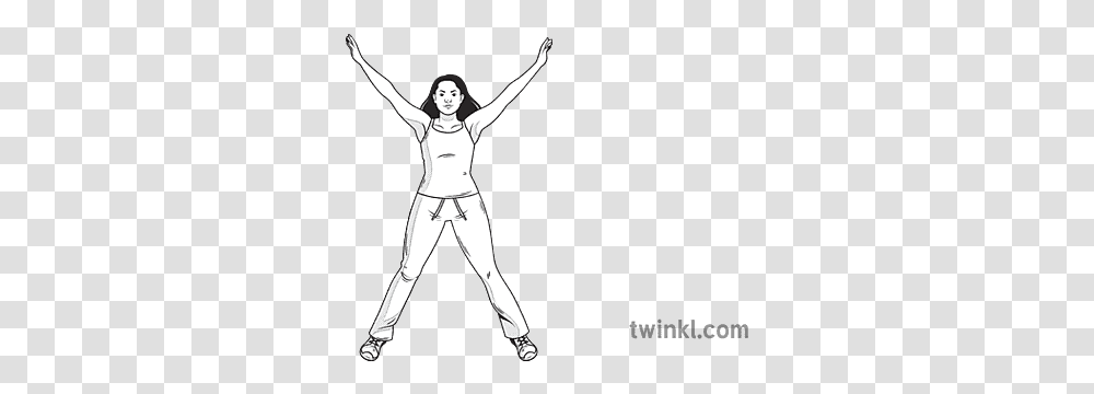 Person Doing Star Jumps Science Exercise Jumping Jacks Person Doing Starjumps, Human, Performer, People, Sport Transparent Png