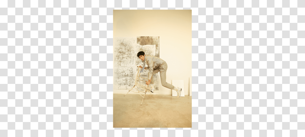 Person, Flooring, Canvas Transparent Png