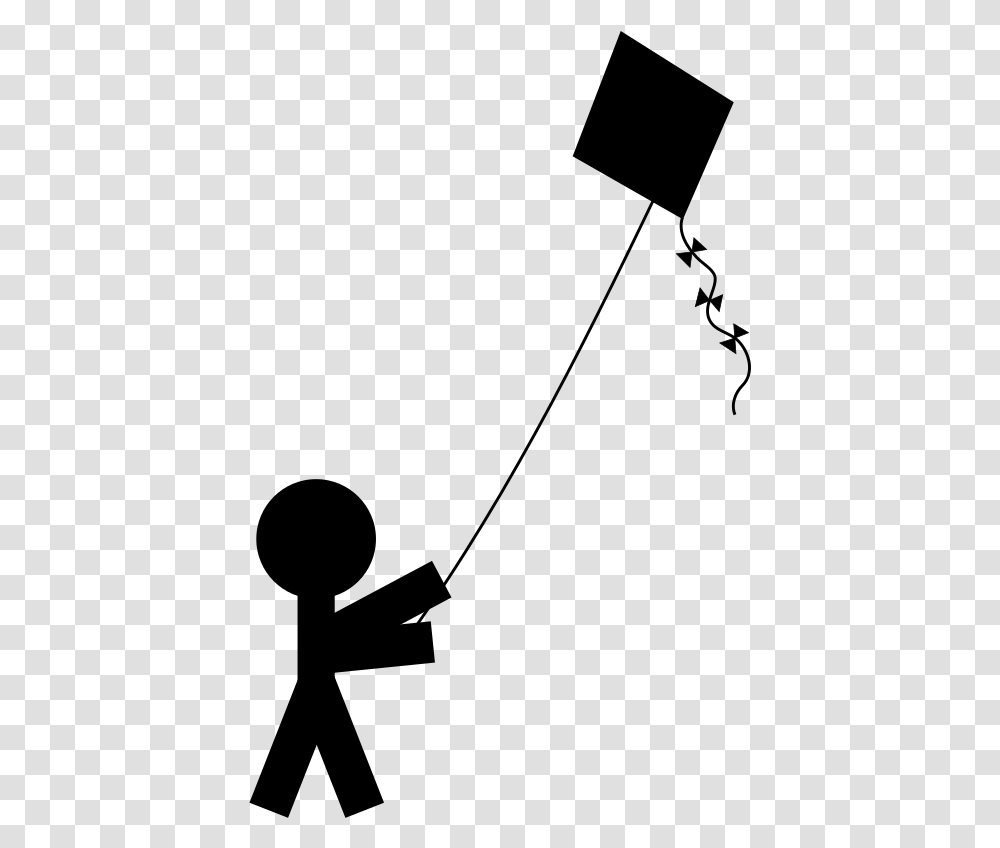 Person Flying A Kite, Gray, World Of Warcraft Transparent Png