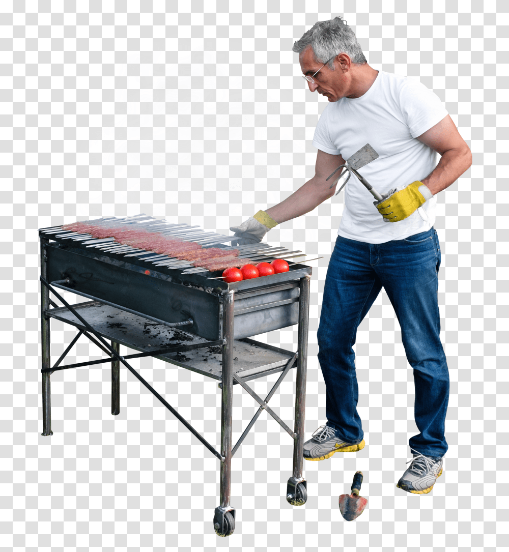 Person Gardening 5 Image People Barbeque, Human, Shoe, Footwear, Clothing Transparent Png