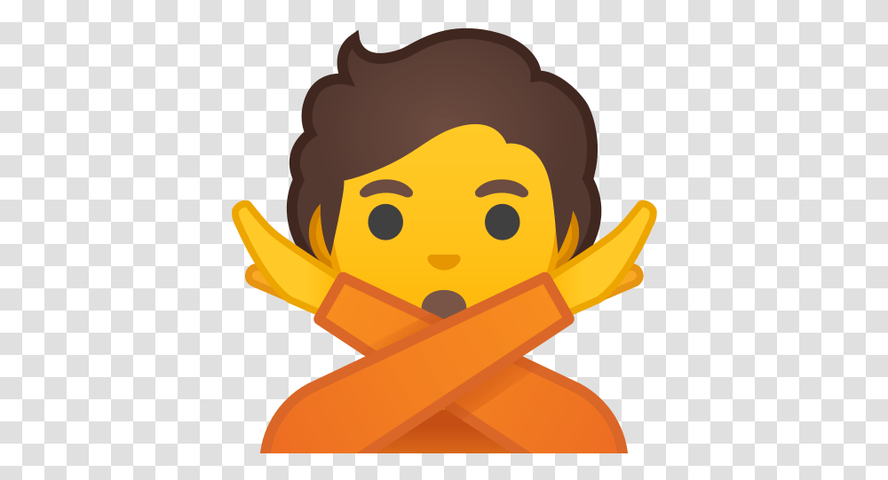 Person Gesturing No Emoji Persona Levantando La Mano, Toy, Plant, Carrot, Vegetable Transparent Png