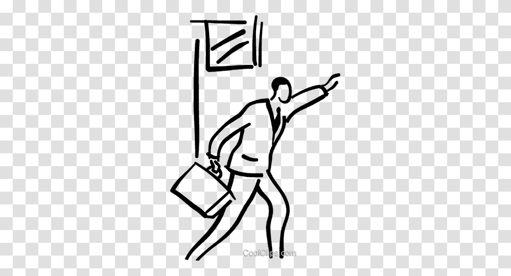 Person Hailing A Cab Royalty Free Vector Clip Art Illustration, Utility Pole, Cleaning, Gas Pump, Machine Transparent Png