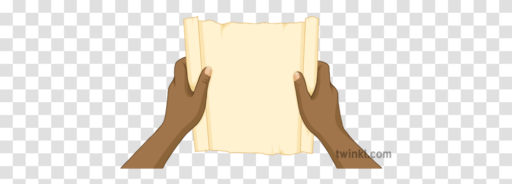 Person Holding Blank Scroll General Paper Hands Map People Hand Person Holding Paper, Cushion, Page, Text Transparent Png