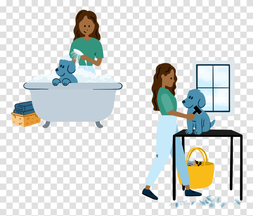 Person, Human, Washing, Tub Transparent Png