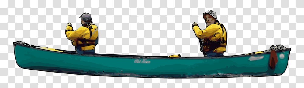 Person In Canoe, Rowboat, Vehicle, Transportation, Human Transparent Png