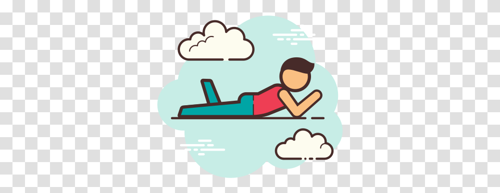 Person Laying App Store Icon Clouds, Vehicle, Transportation, Washing, Wheelbarrow Transparent Png