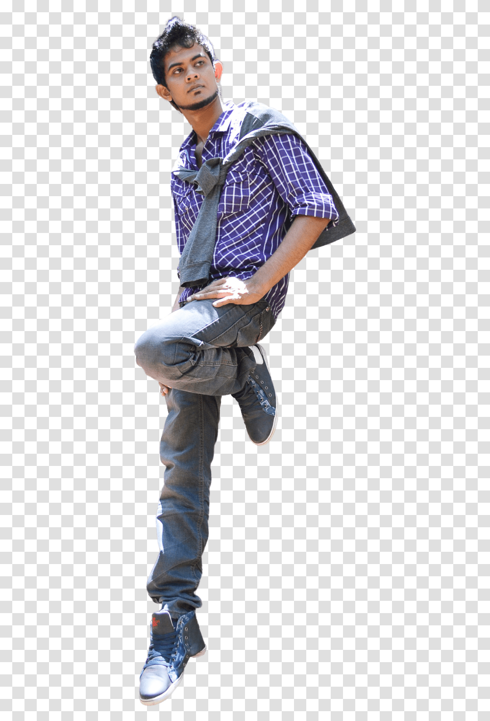 Person Leaning, Pants, Jeans, Footwear Transparent Png