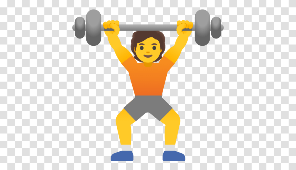 Person Lifting Emoji Weight Lifting Emoji, Sport, Working Out, Fitness, People Transparent Png