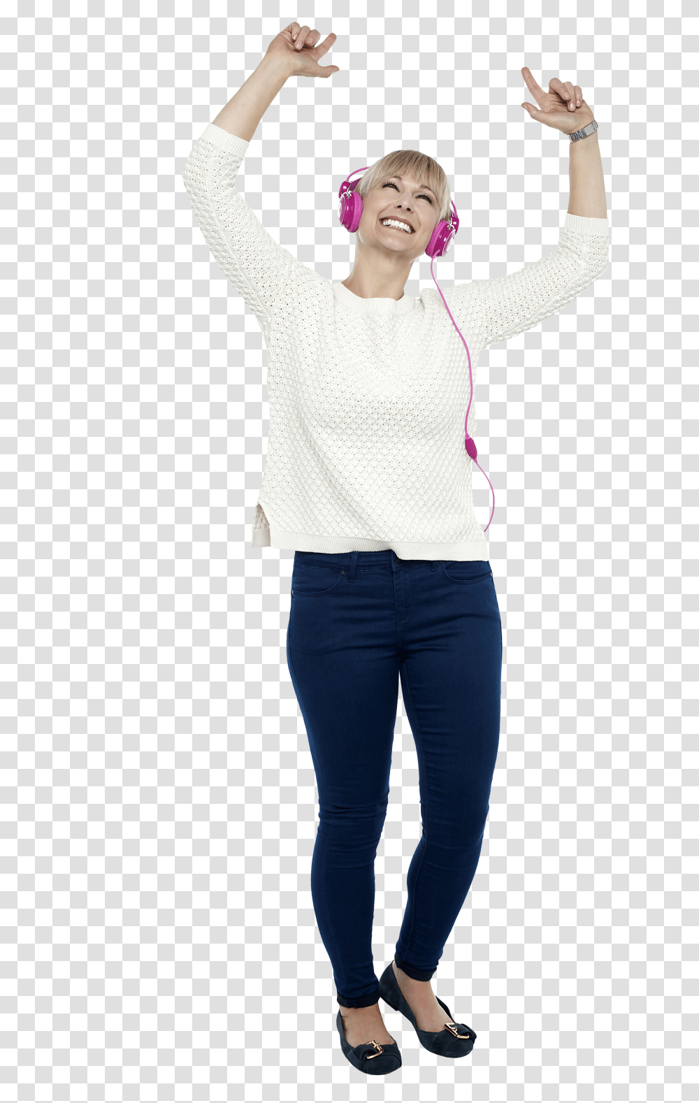 Person Listening Music Transparent Png