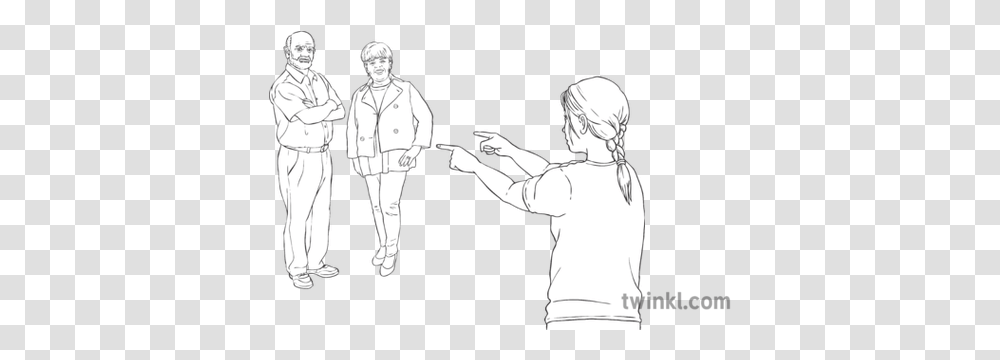 Person Pointing 2 Handed Standing, Human, Fencing, Sport, Sports Transparent Png