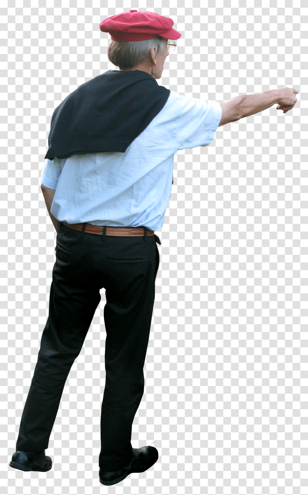 Person Pointing Architecture, Pants, Hat, Shirt Transparent Png