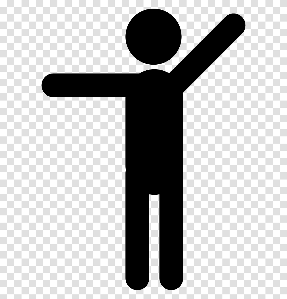 Person Pointing Person Pointing Icon, Sign, Number Transparent Png