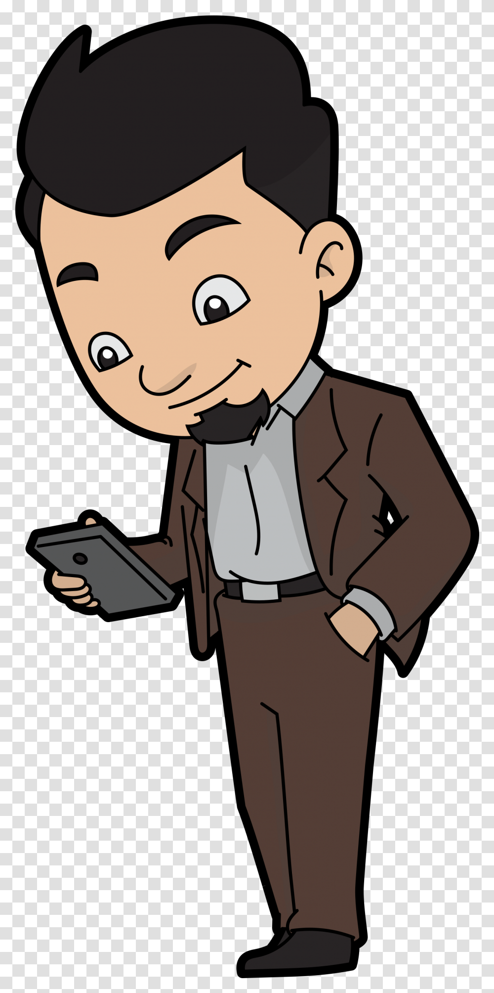 Person Reading A Message, Human, Performer, Waiter, Magician Transparent Png