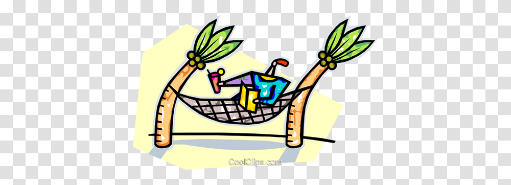 Person Relaxing In A Hammock Royalty Free Vector Clip Art, Furniture, Dynamite, Bomb, Weapon Transparent Png