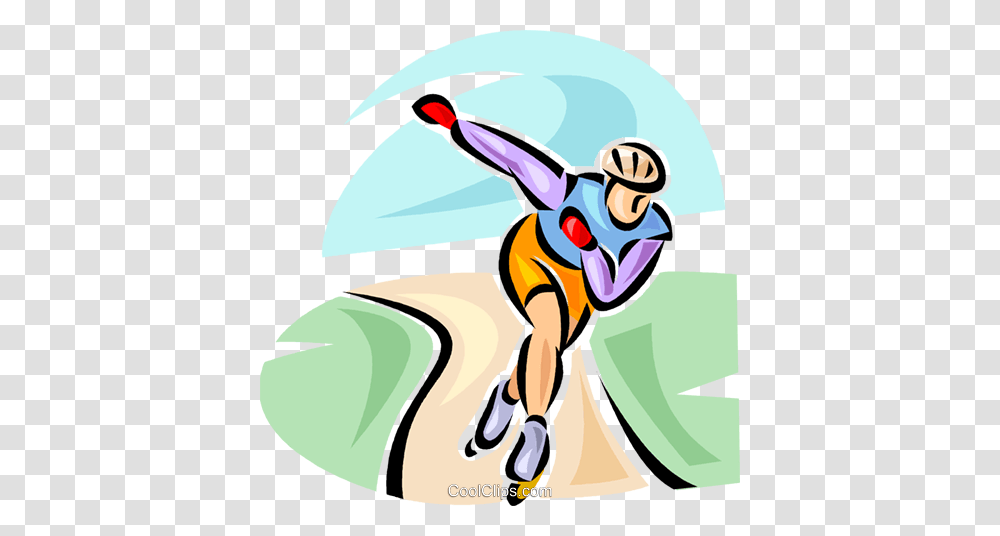 Person Rollerblading Royalty Free Vector Clip Art Illustration, Outdoors, Nature, Sport, Snow Transparent Png