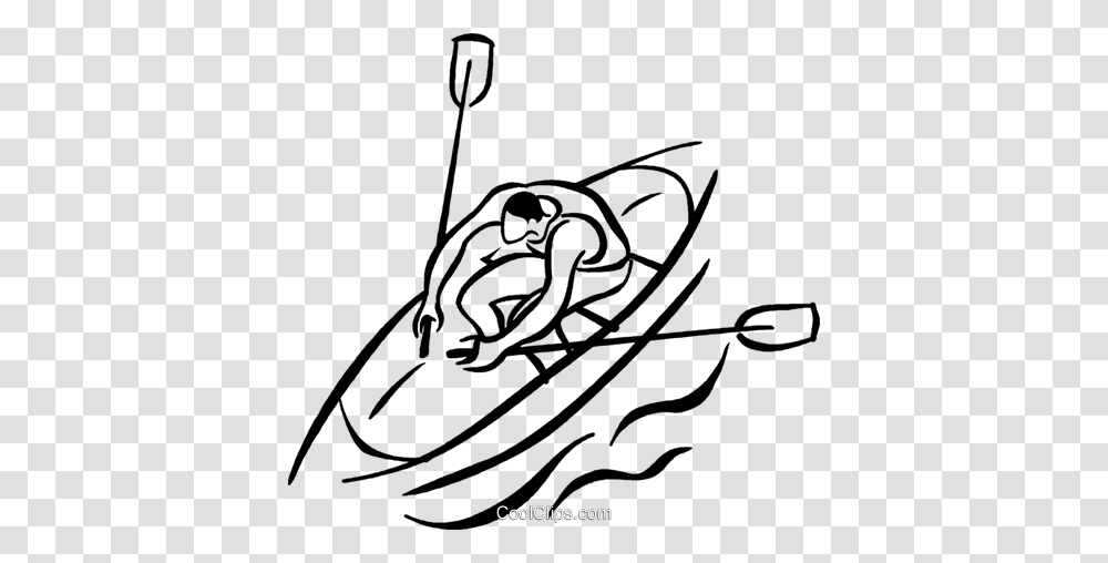 Person Rowing A Boat Royalty Free Vector Clip Art Illustration, Insect, Invertebrate, Animal Transparent Png