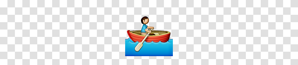 Person Rowing Boat Emoji On Apple Ios, Oars, Human, Paddle, Vehicle Transparent Png