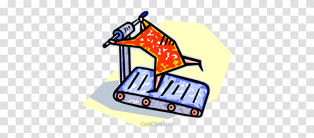 Person Running On The Treadmill Royalty Free Vector Clip Art, Vehicle, Transportation, Car, Automobile Transparent Png