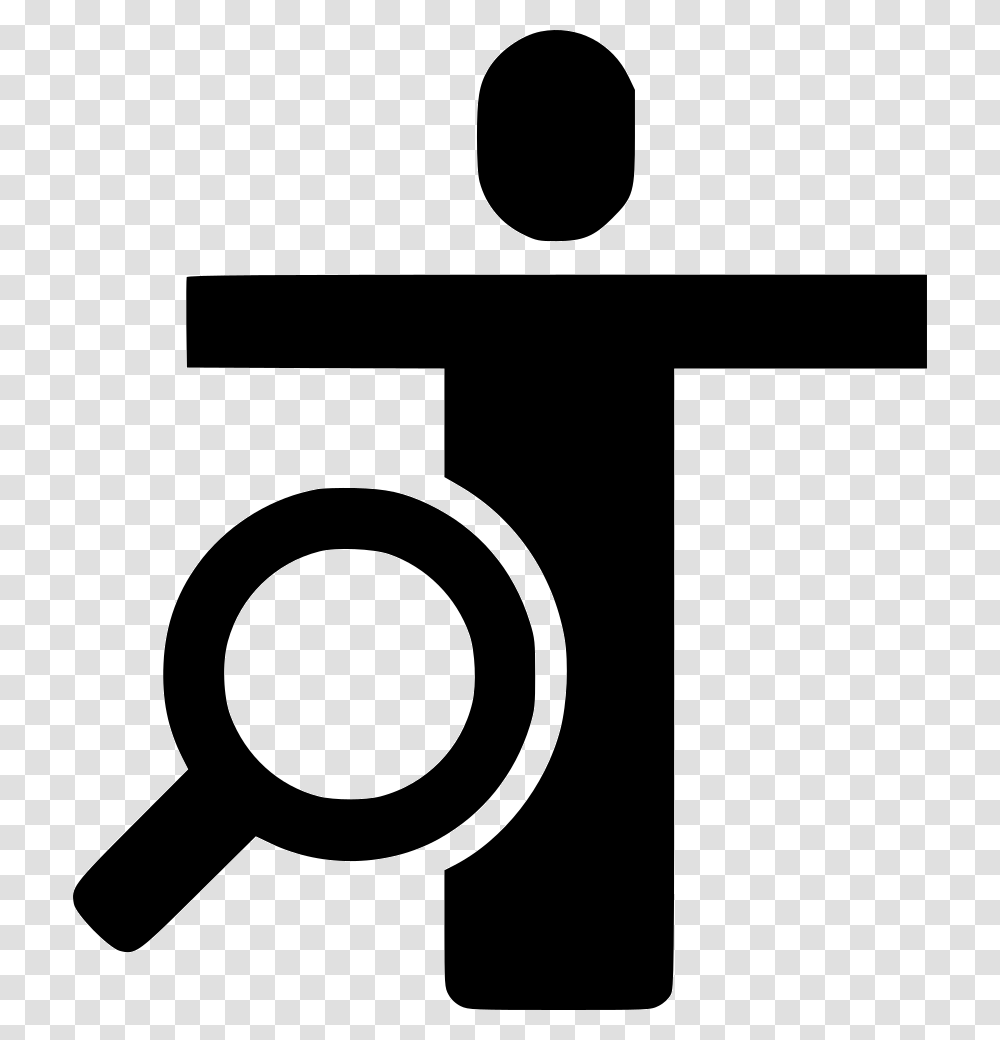 Person Search Scan Check, Sign, Stencil Transparent Png