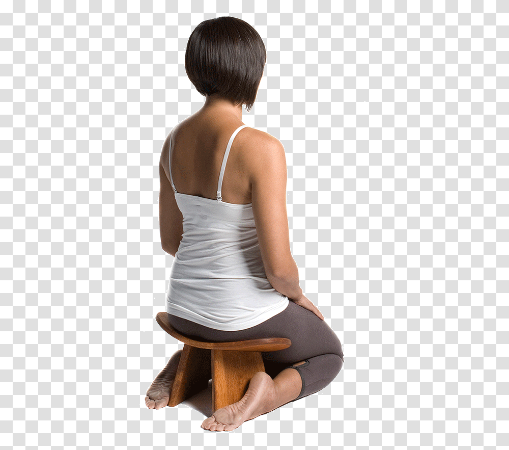 Person Sitting Back, Pants, Undershirt, Arm Transparent Png