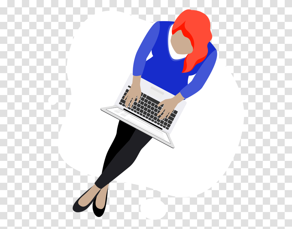 Person Sitting Side Illustration, Computer Keyboard, Computer Hardware, Electronics, Pc Transparent Png