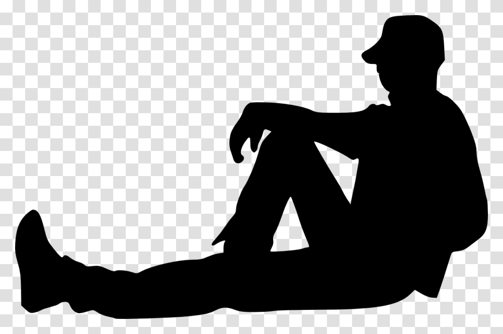 Person Sitting Silhouette, Kneeling, Human, Baby, Crawling Transparent Png