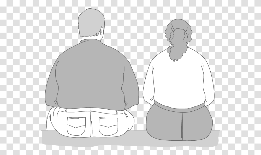 Person Standing Back, Crowd, Kneeling, Audience, Word Transparent Png