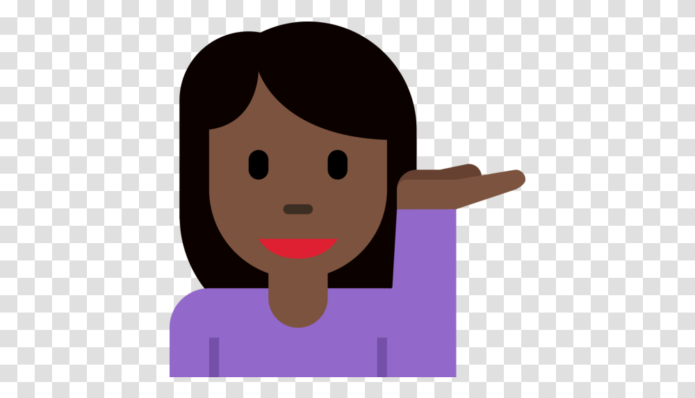 Person Tipping Hand Emoji Mean Meaning, Face, Photography, Reading, Portrait Transparent Png