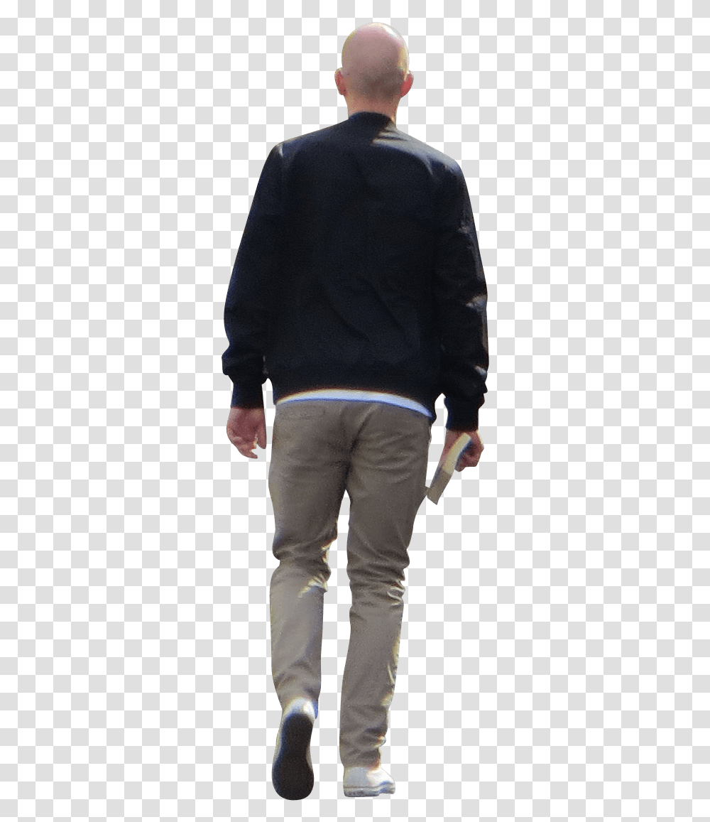 Person Walking Away, Sleeve, Pants, Long Sleeve Transparent Png