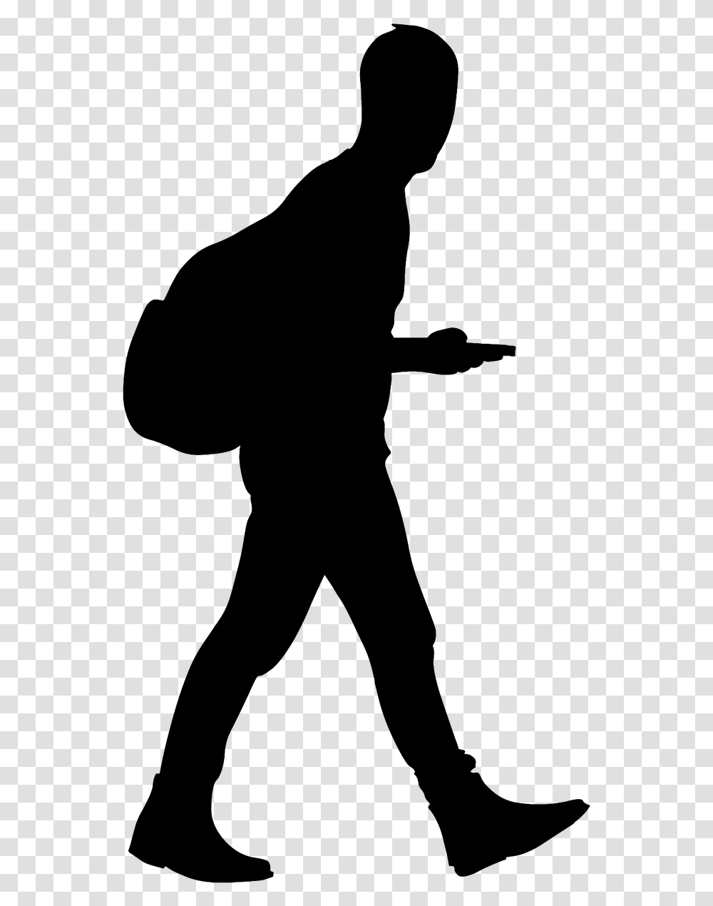 Person Walking Silhouette, Human, Ninja Transparent Png